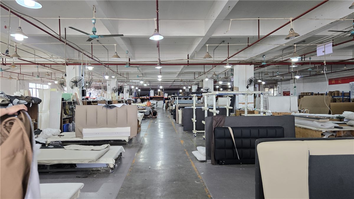 Furniture production floor inside a selected partner factory
